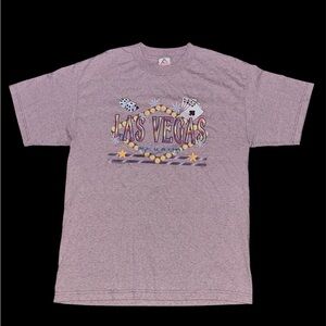 Vintage Las Vegas Nevada t shirt avalanche tag adult size large gambling lights
